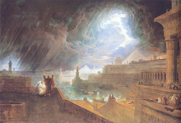 John Martin Seventh Plague oil painting picture